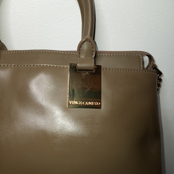Vince camuto tan leather Keena satchel bag - Picture 10 of 12